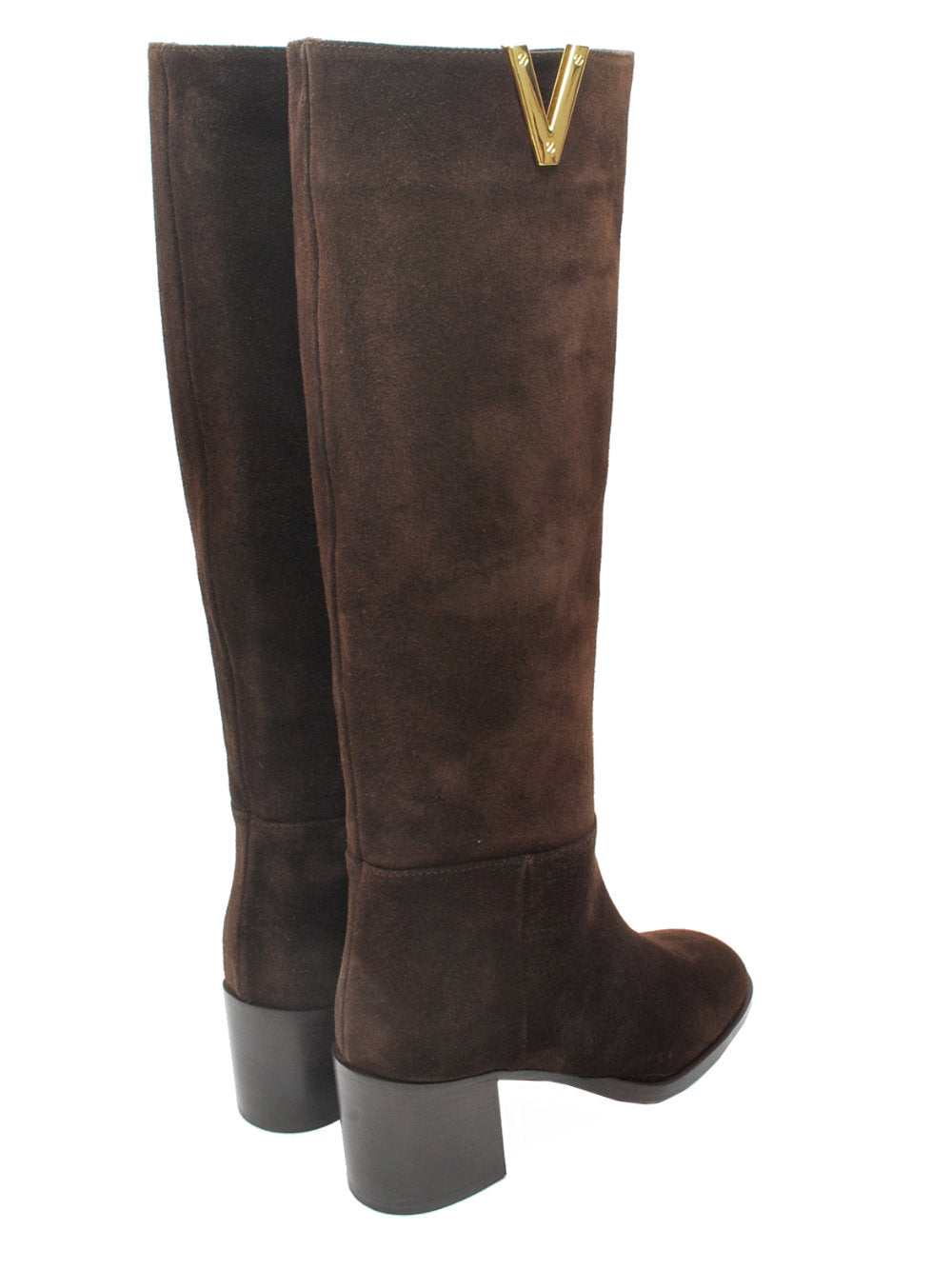 Stivale Donna Via Roma 15 - Velour Testa di Moro Art. 4720 Ai26