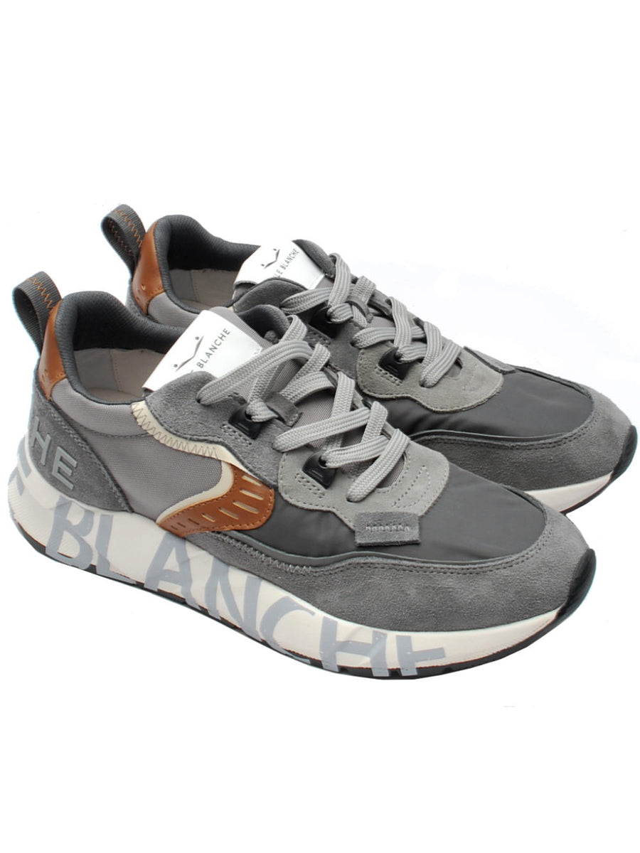 靴 VOILE BLANCHE CLUB01 40 Voile Blanche sneaker Club01 7465 anthracite cognac ai24