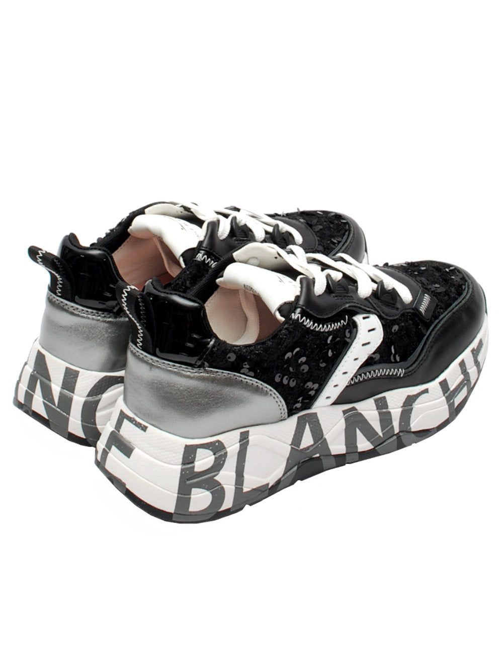 Sneaker Donna Voile Blanche Club 105 - Black Pweter (Cod. 1A65) Ai25 - Calzature Nucca