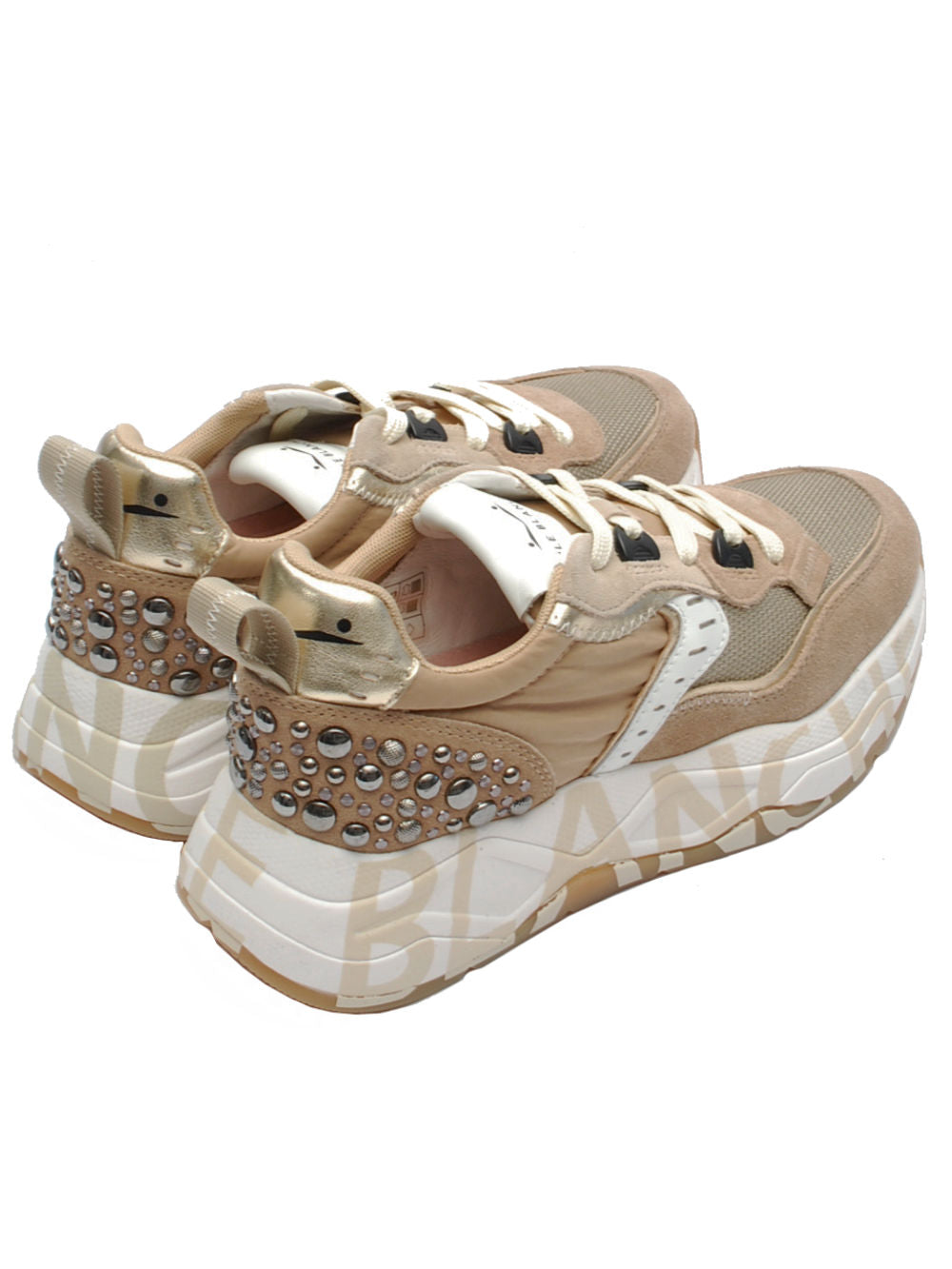 Sneaker Donna Voile Blanche Club 105 - Light Brown Beige (Cod. 4D29) Ai25 - Calzature Nucca