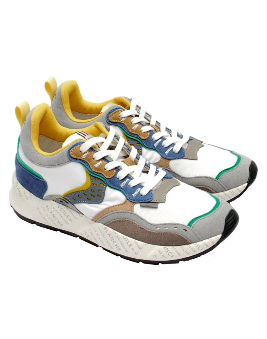 VOILE BLANCHE SNEAKER CLUB18 7464 GRAY WHITE BLUE SS23 