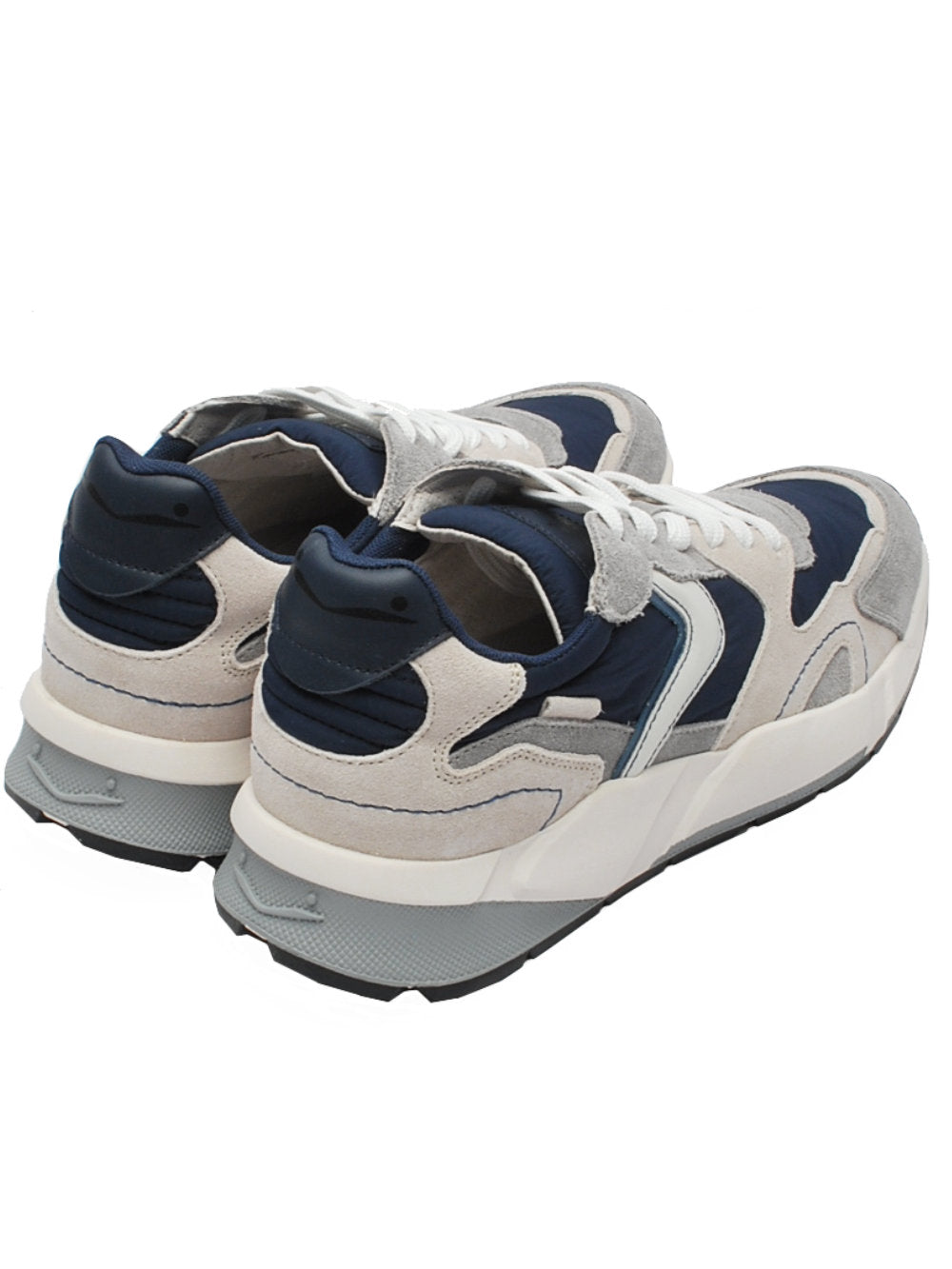 Sneakers Voile Blanche Club19 Suede Nylon - Grey Navy (Cod. 2C22) pe25 - Calzature Nucca