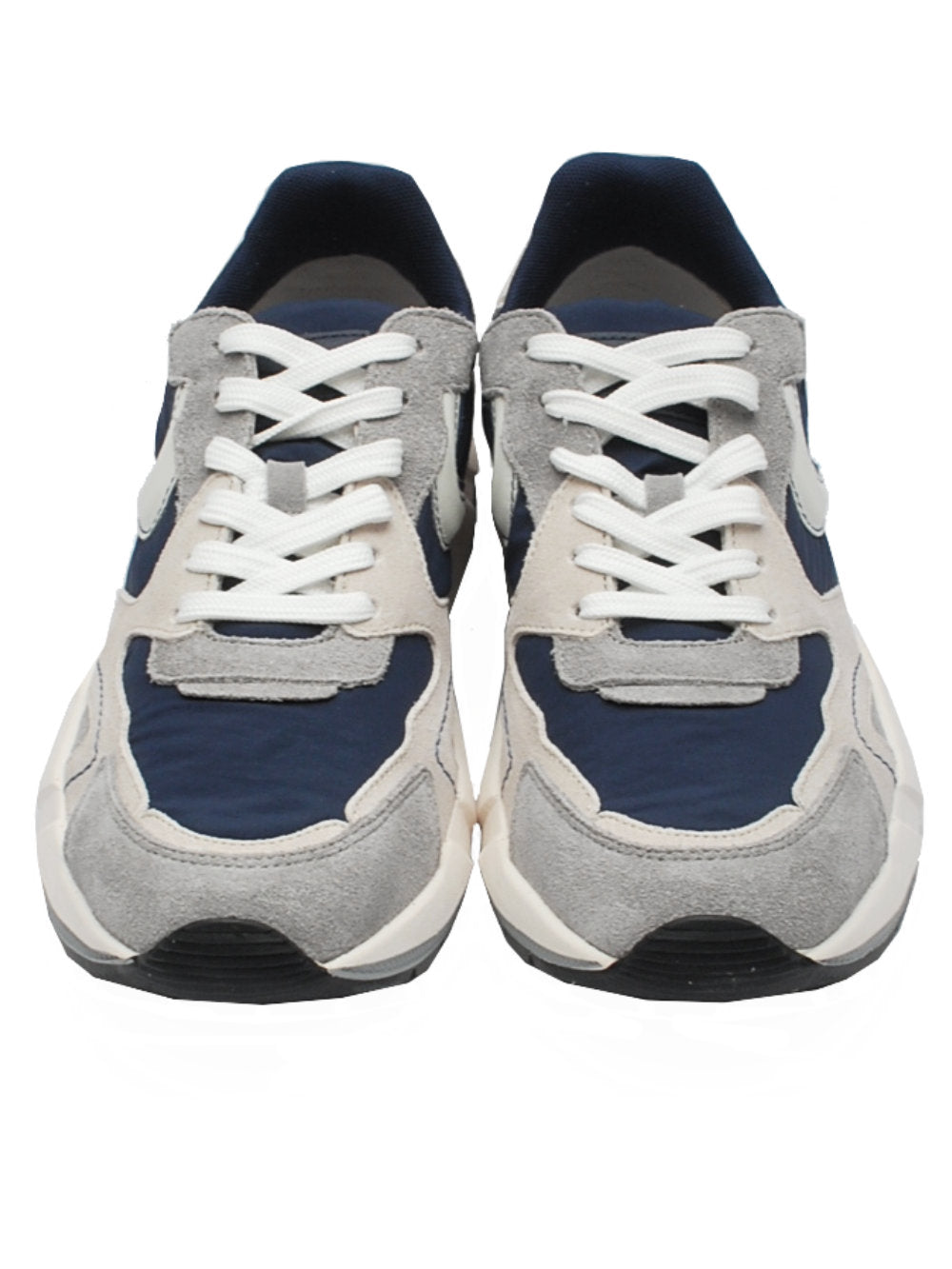 Sneakers Voile Blanche Club19 Suede Nylon - Grey Navy (Cod. 2C22) pe25 - Calzature Nucca