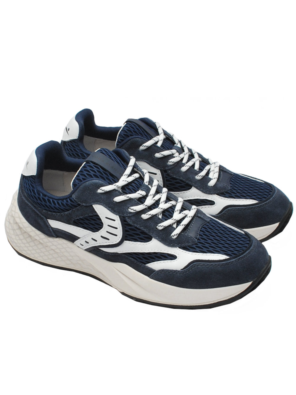 Sneakers Voile Blanche Club22 Suede Mesh - Indigo Navy (Cod. 1C26) pe25 - Calzature Nucca