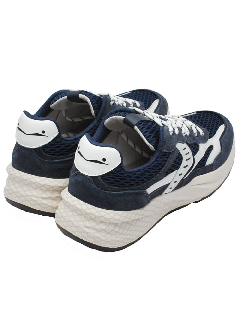 Sneakers Voile Blanche Club22 Suede Mesh - Indigo Navy (Cod. 1C26) pe25 - Calzature Nucca