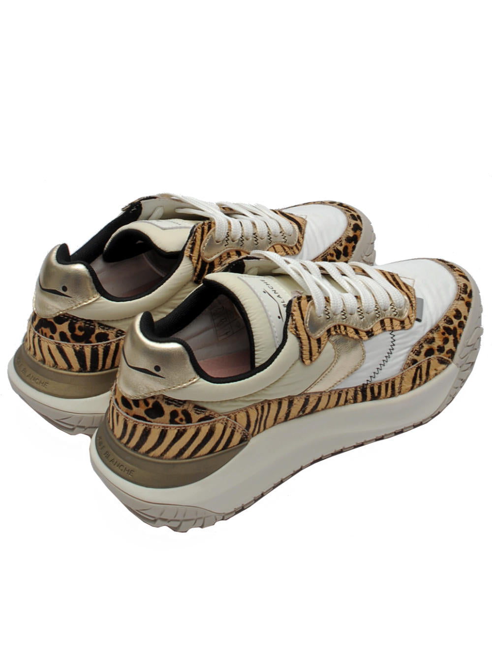 Sneaker Donna Voile Blanche Club Act W - Sand White Beige (Cod. 1D61) Ai25 - Calzature Nucca