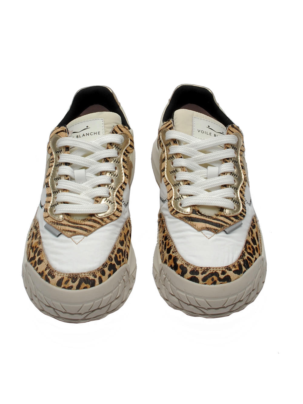 Sneaker Donna Voile Blanche Club Act W - Sand White Beige (Cod. 1D61) Ai25 - Calzature Nucca
