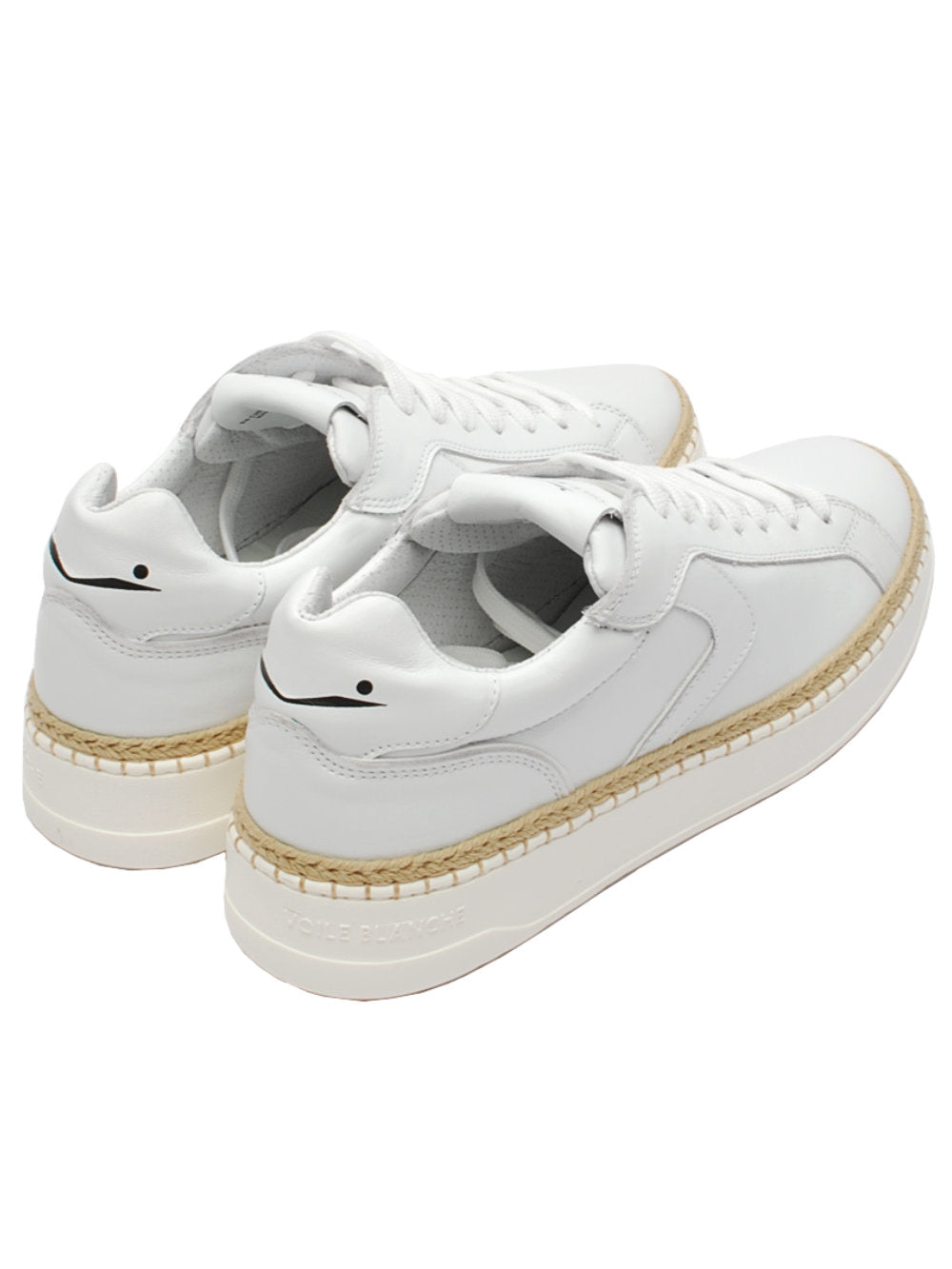 Sneakers Uomo Voile Blanche Layton Vitello Bianco (Cod. 0n01) pe25 - Calzature Nucca