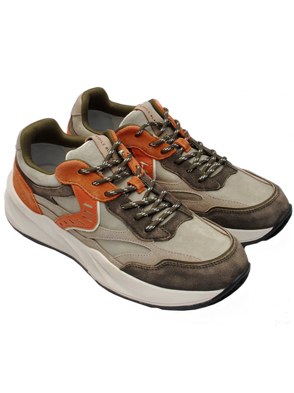 Sneakers Voile Blanche Club22 Army Green Sand (Cod. 2F87) pe26