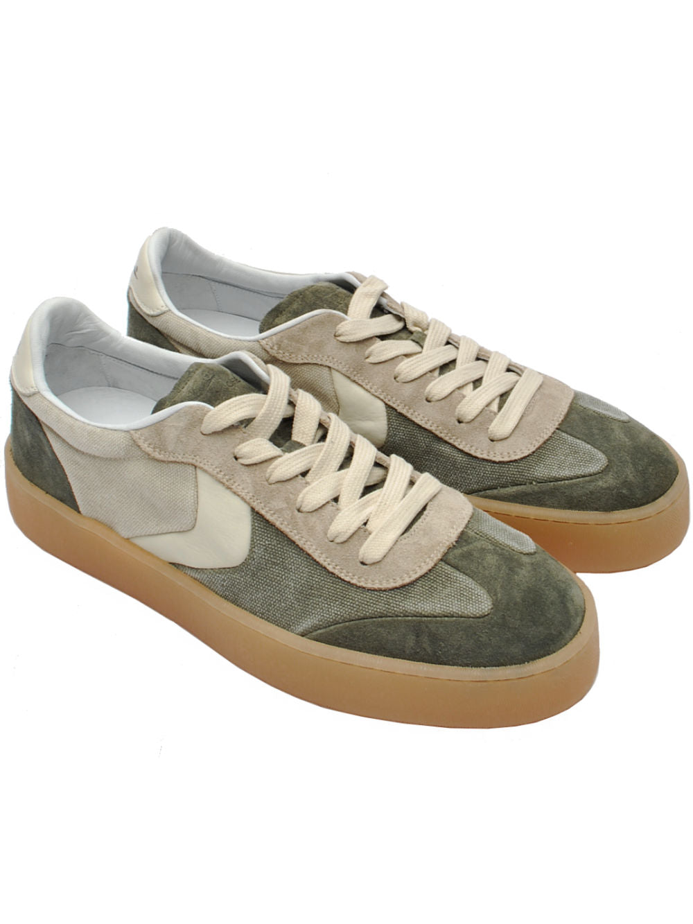 Sneaker Voile Blanche Mind Army Green Sand (mod. 2F87) pe26