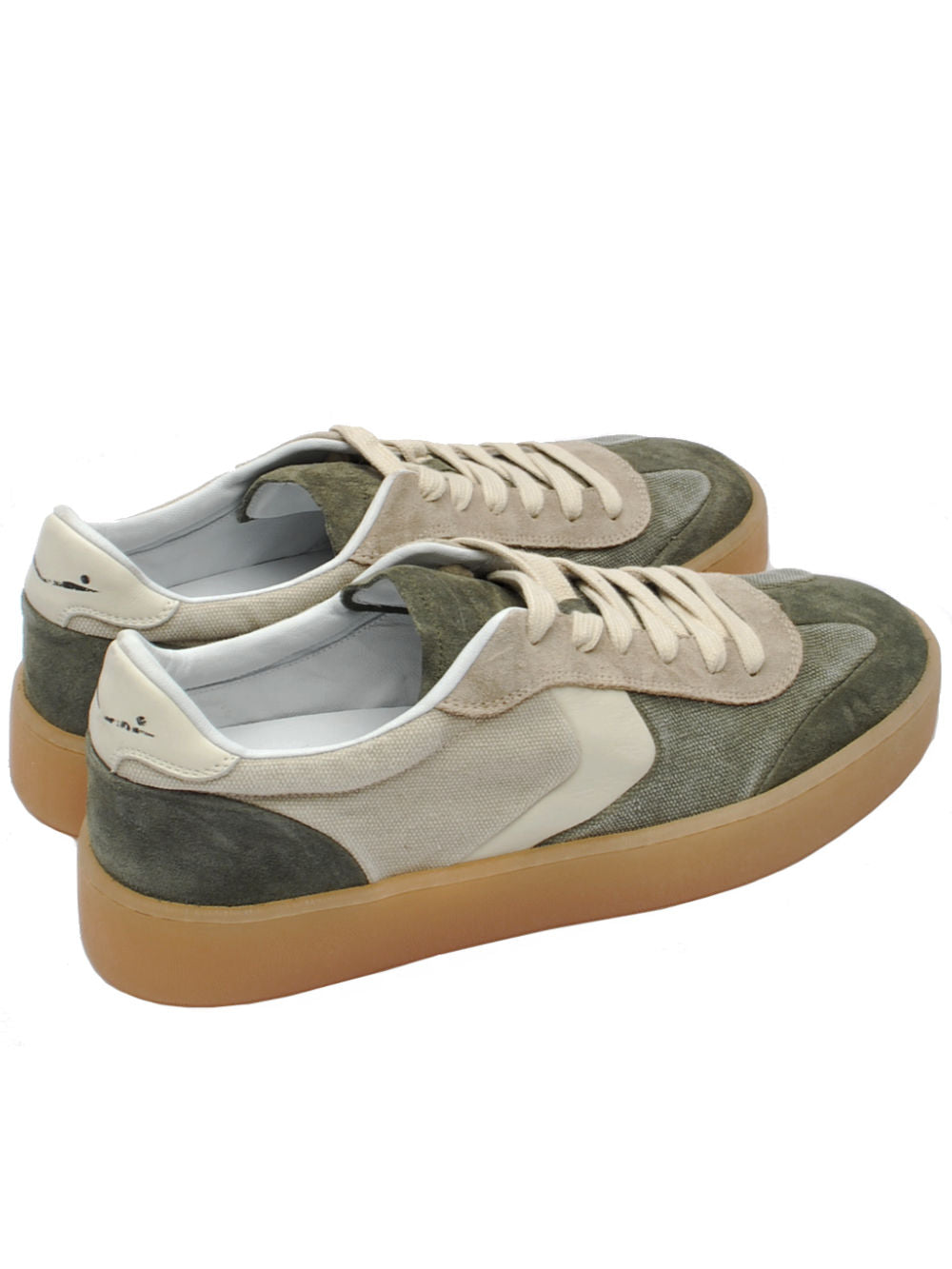 Sneaker Voile Blanche Mind Army Green Sand (mod. 2F87) pe26