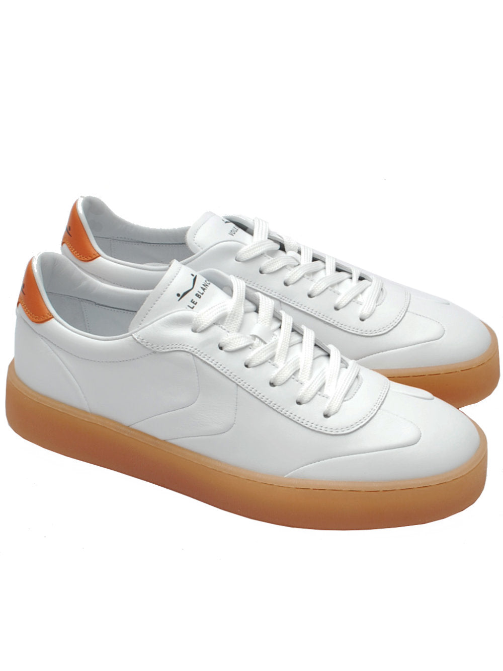 Sneaker Voile Blanche Mind White Orange (mod. 1N23) pe26