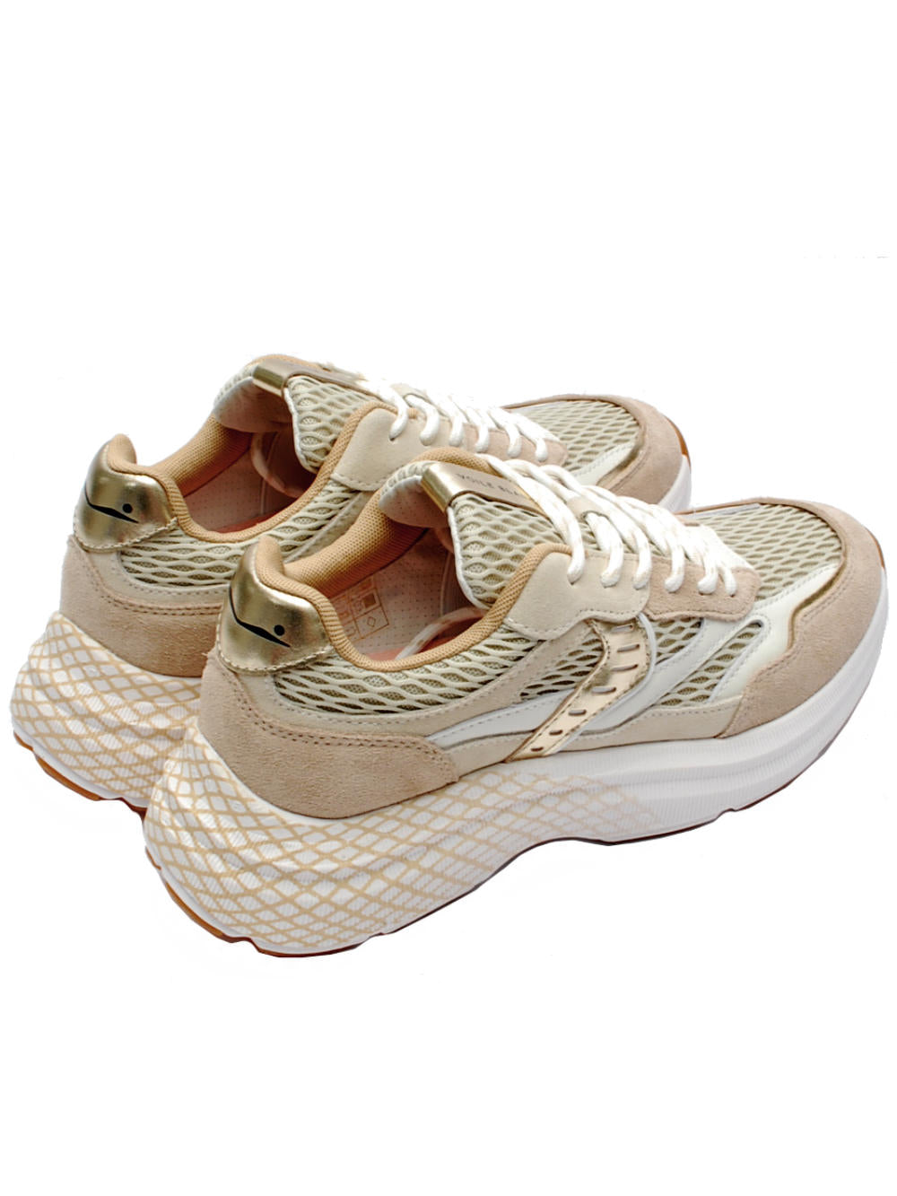 Sneaker Donna Voile Blanche Club122 1E05 light beige - offwhite Pe25 - Calzature Nucca