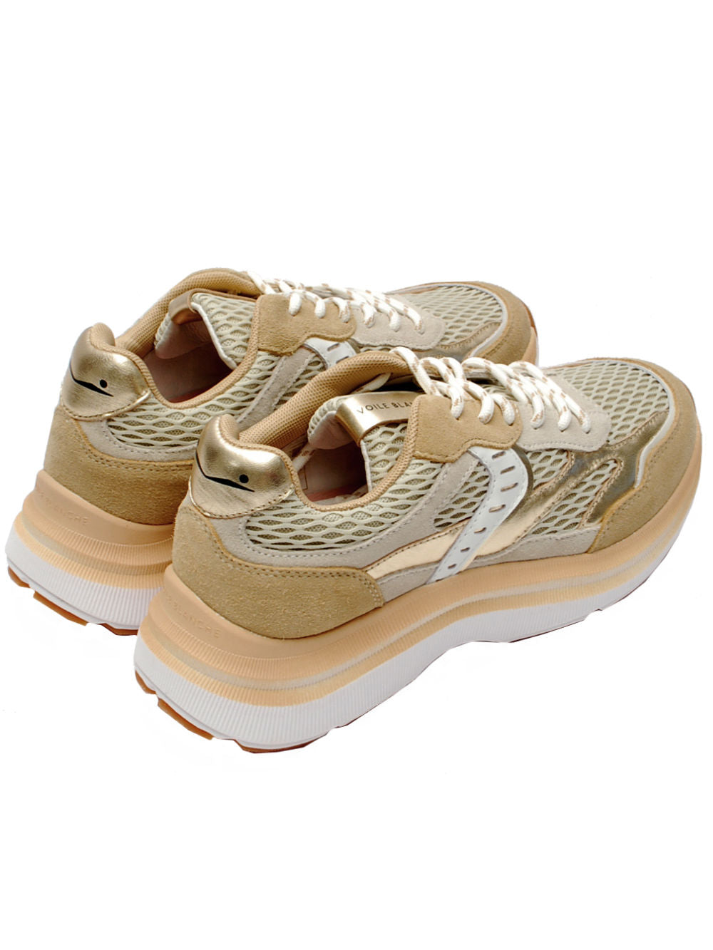 Sneaker Donna Voile Blanche Club 122 Ecru Off White (Cod. 2D51) Pe26