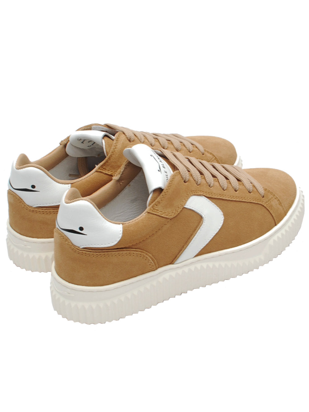 Sneaker Donna Voile Blanche Lipari Suede Caramel Latte (Cod. 4D56) Pe26
