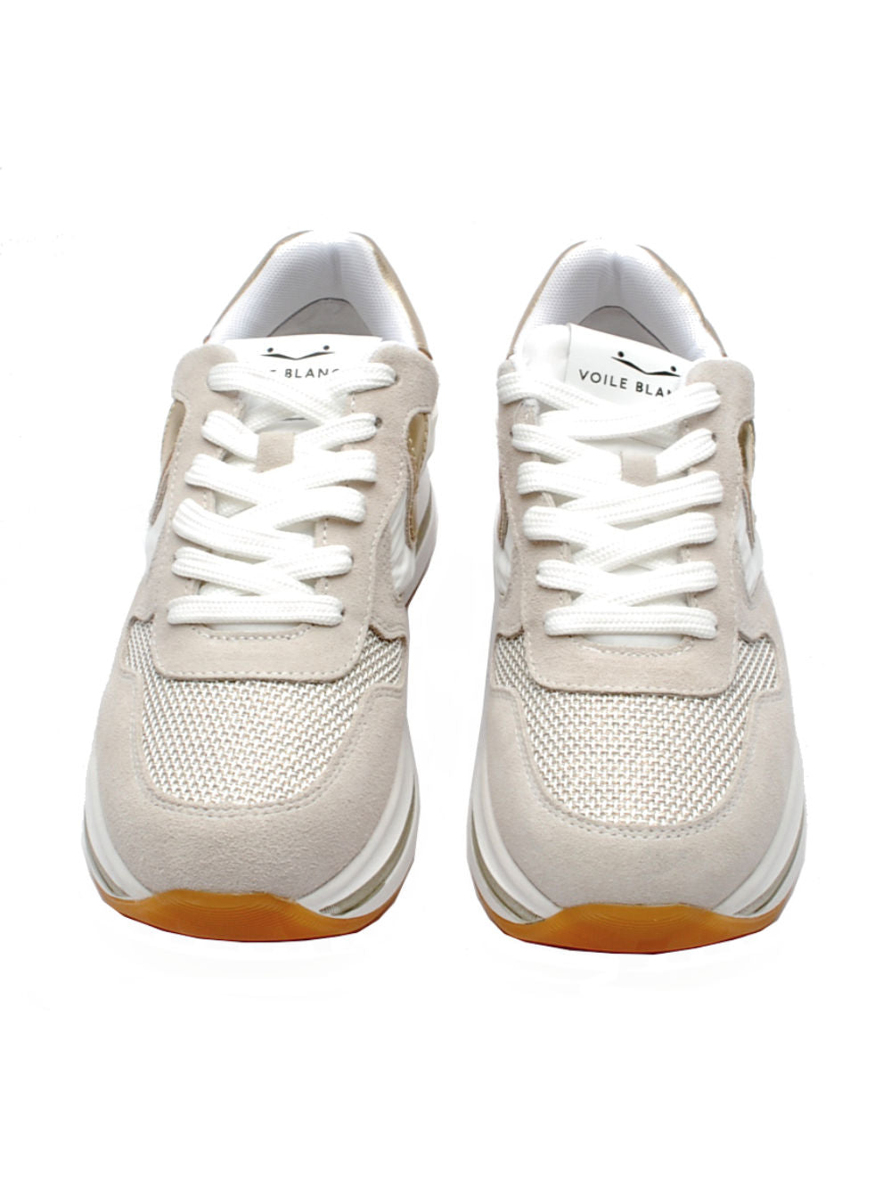 Voile Blanche Sneaker Donna Merry Power 1B30 Bianco Ghiaccio/Off-White Pe25 - Calzature Nucca
