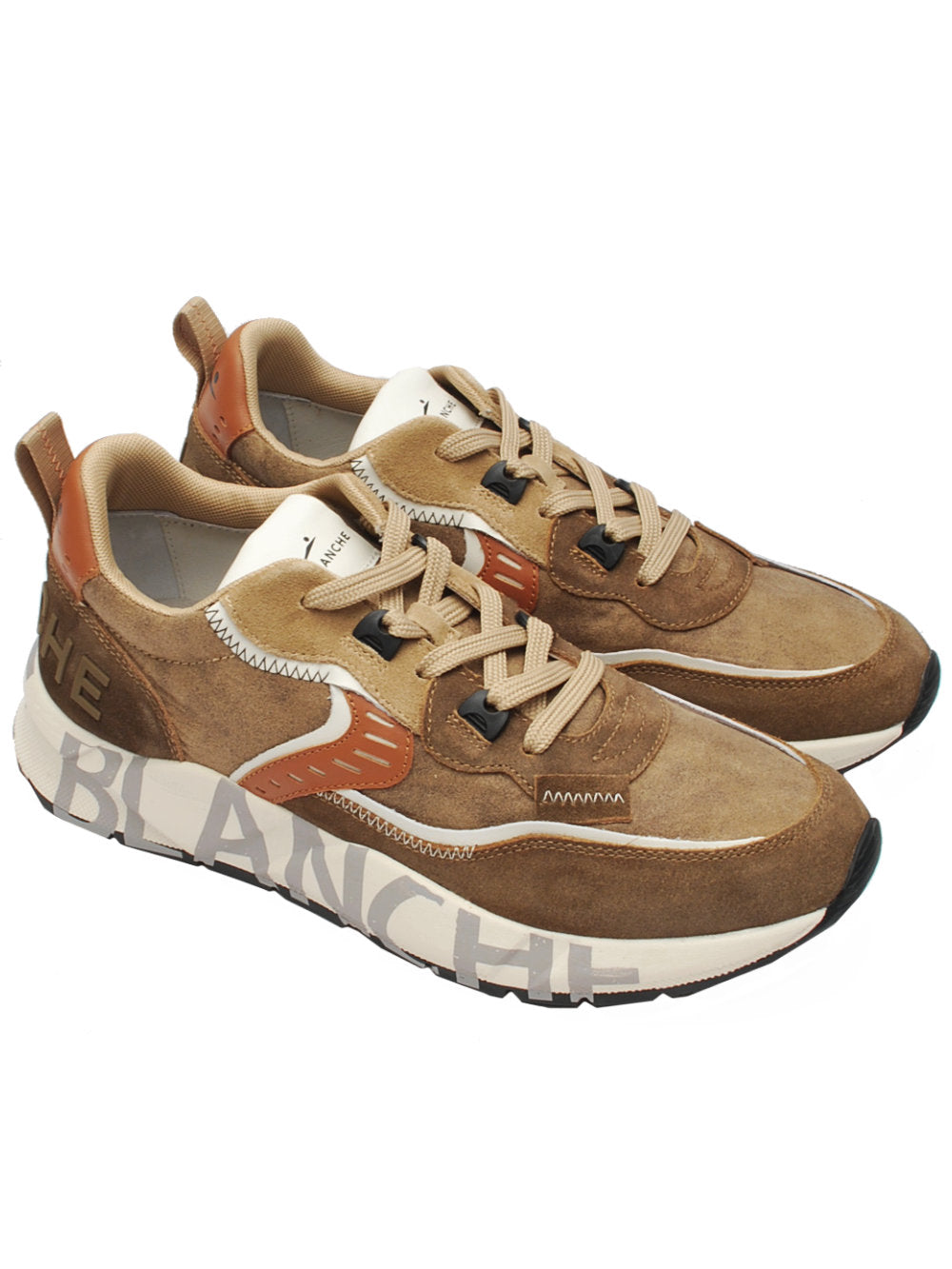 Sneakers Voile Blanche Club01 Suede delavè Dark Brown (Cod. 0D01) Ai26