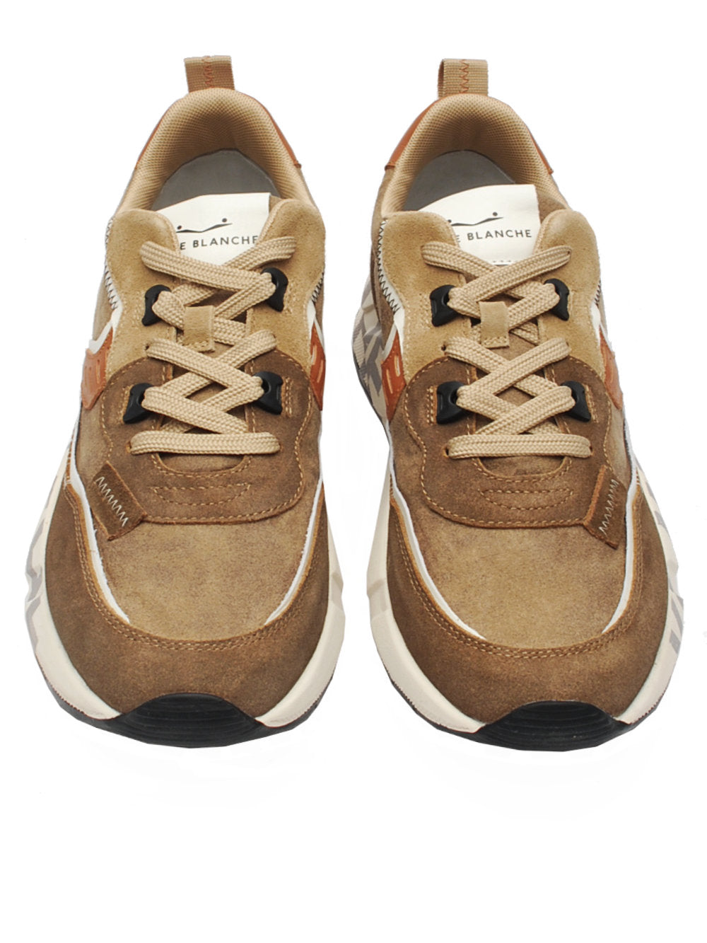 Sneakers Voile Blanche Club01 Suede delavè Dark Brown (Cod. 0D01) Ai26