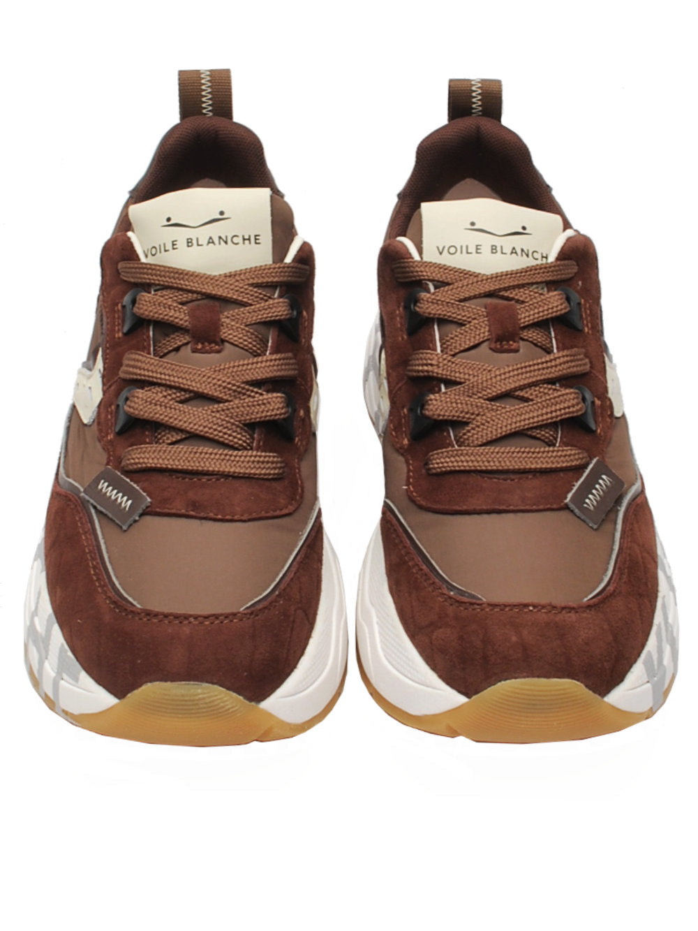 Sneaker Donna Voile Blanche Club 105 - Brown Dark Brown (Cod. 4D71) Ai26