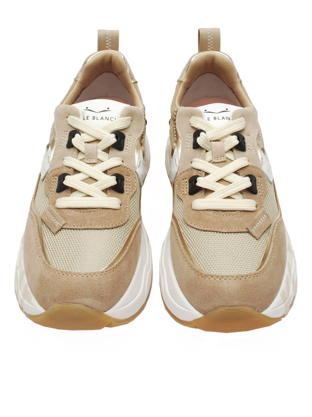 Sneaker Donna Voile Blanche Club 105 - Light Brown - Beige (Cod. 4D29) Ai26