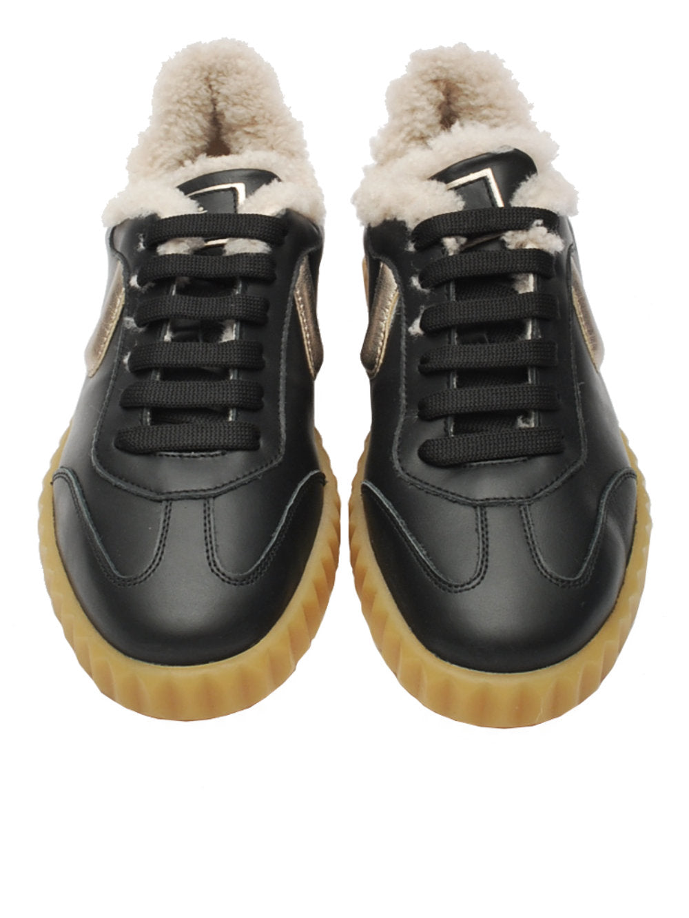 Sneaker Donna Voile Blanche Ines Black Pale Gold (Cod. 1A15) Ai26
