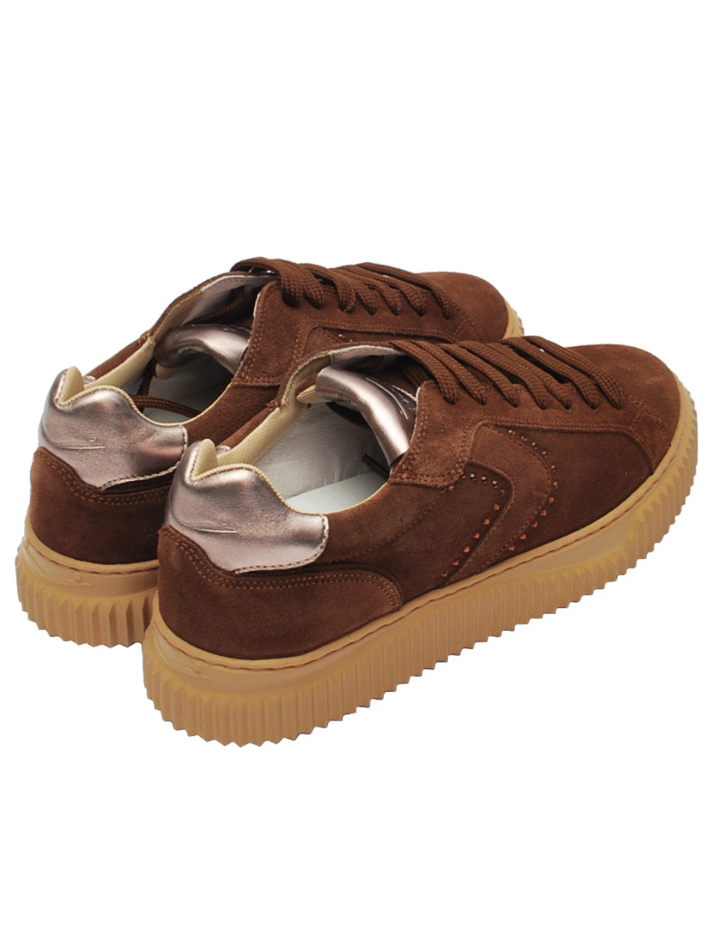 Sneaker Donna Voile Blanche Lipari - Chocolate Bronze (Cod. 1D25) Ai26
